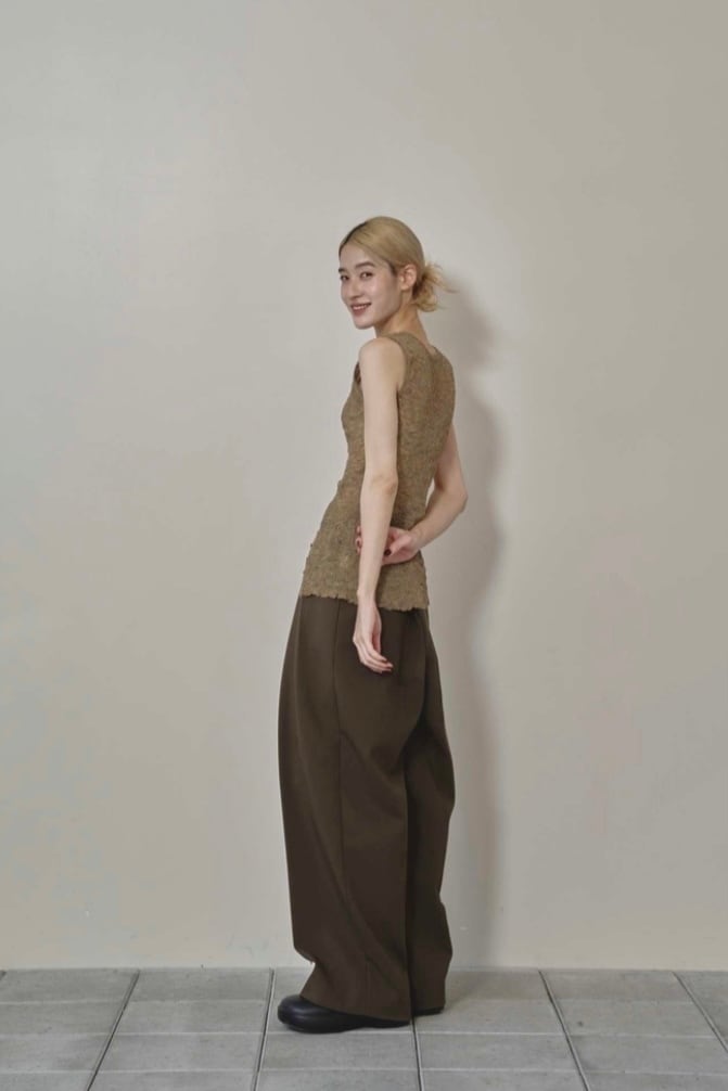 TODAYFUL Bonding Wide Trousers 36