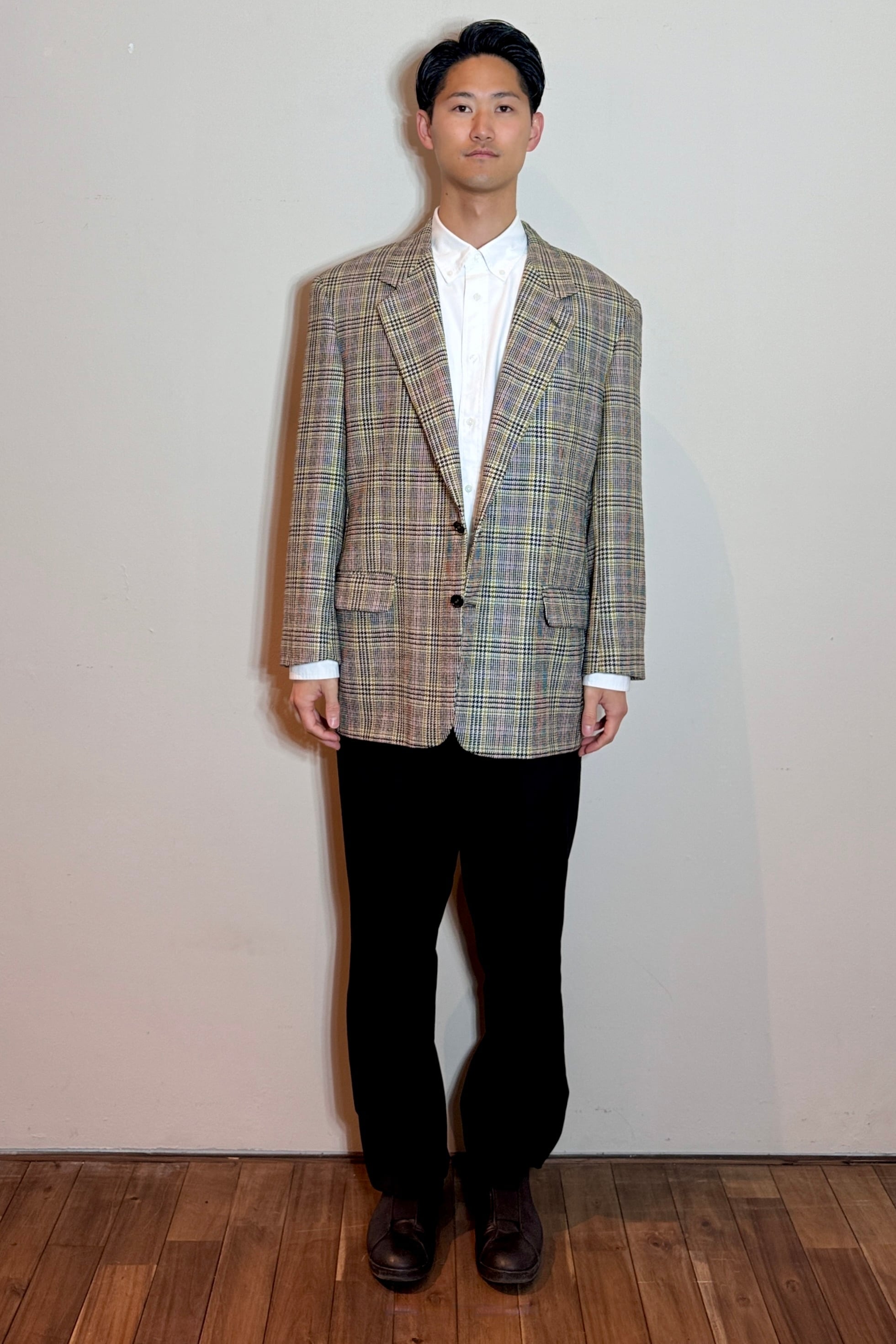 MISSONI カジュアルジャケット メンズ MISSONI UOMO グレンチェックジャケット（MENS） | DROOMTUIN_VINTAGE