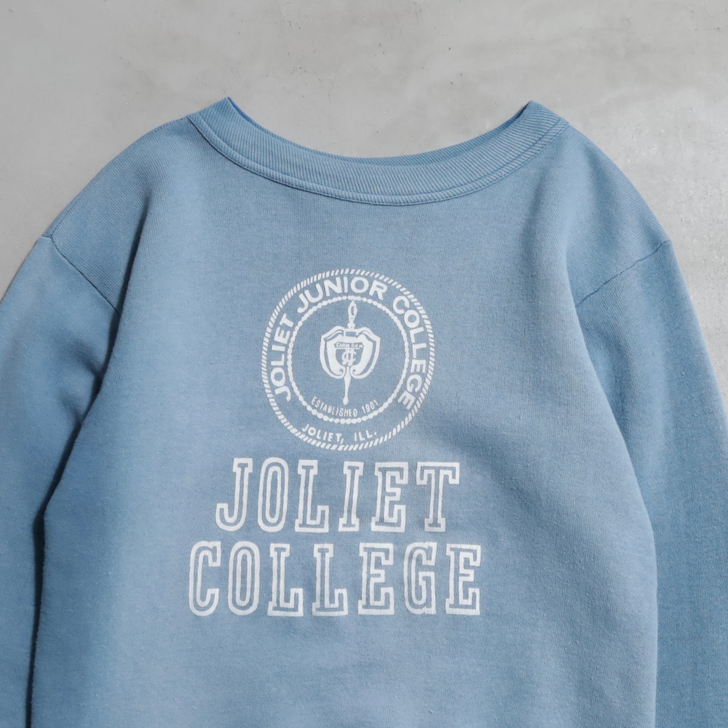 OLD FLOCKY PRINT SWEAT SHIRT (GOOD SUN FADE/GOOD CONDITION) | Tiny