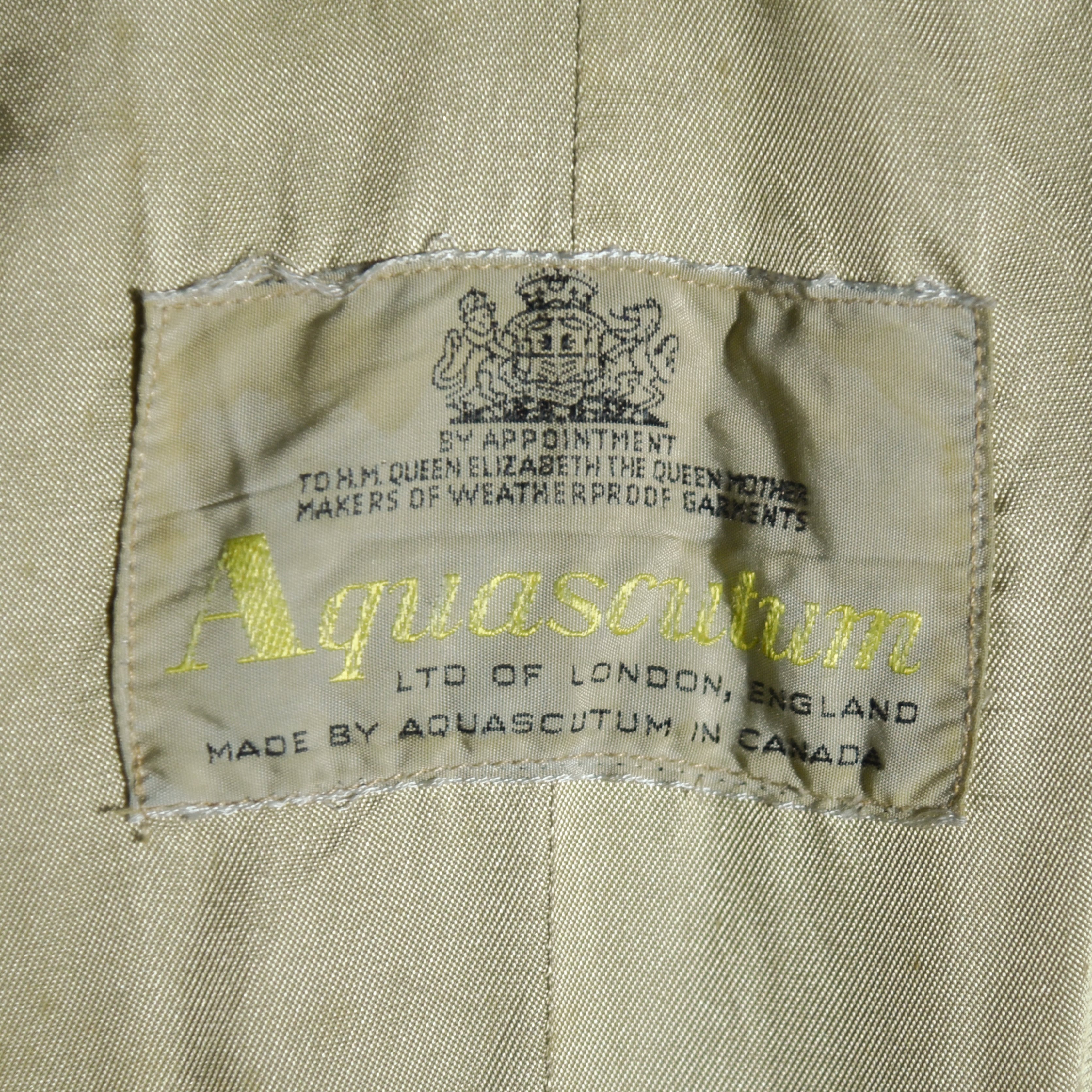 80s Aquascutum Balmacaan Coat Made in Canada アクアスキュータム