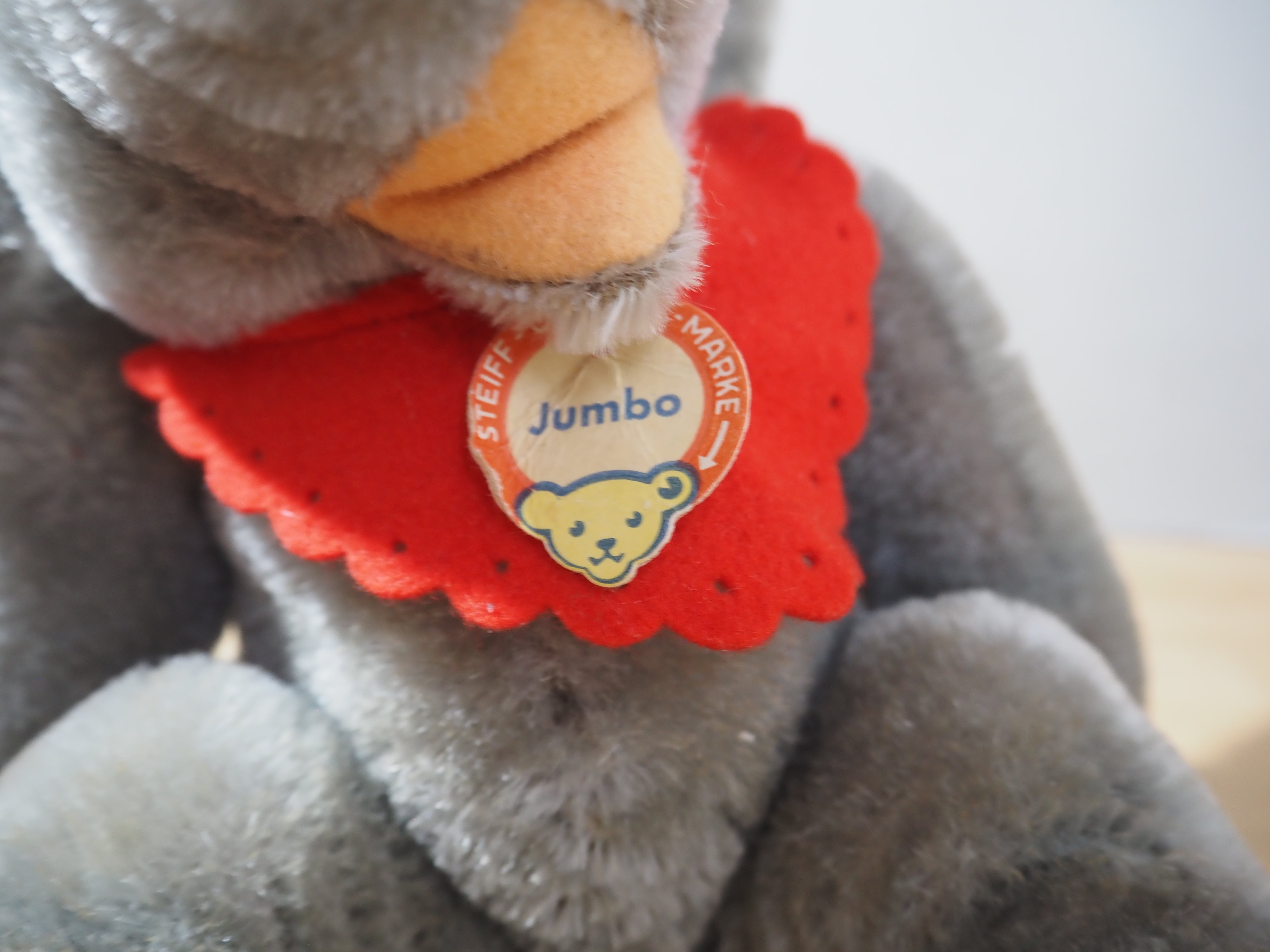 シュタイフ　おうむ　ぬいぐるみ オールドシュタイフ　ヴィンテージ オールド シュタイフ ゾウ Steiff Soft Elephant 22cm | ヒガシマチ