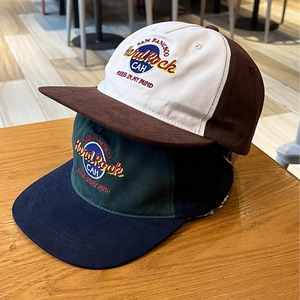 Unisex Color-Block Flat-Brim Cap – Vintage Hip-Hop Style (FD013)