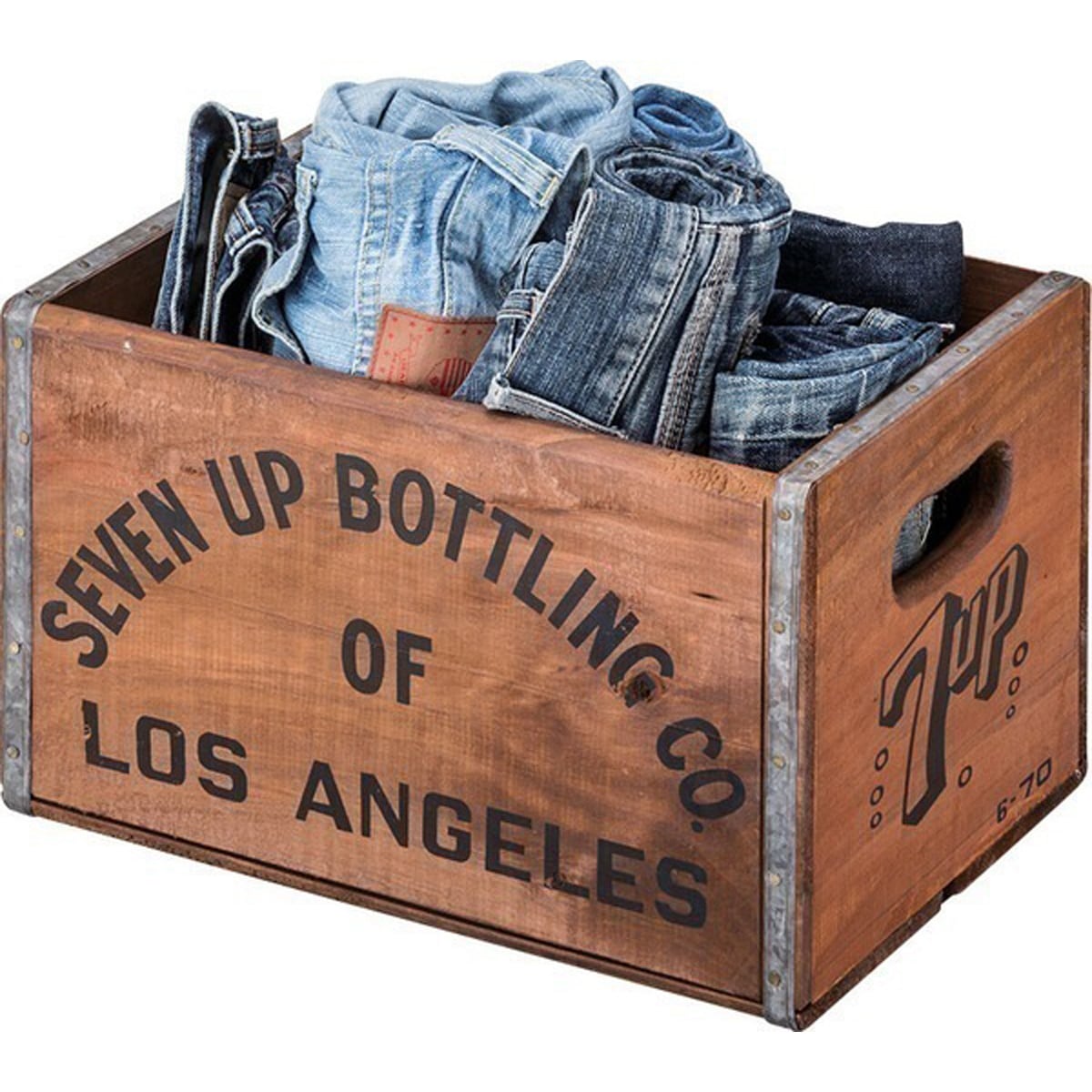 ウッドボックス MサイズLFS-477 木製 木 収納 収納ケース 衣装 おもちゃ箱 玩具 工具入れ インテリア 小物入れ おしゃれ ヴィンテージ