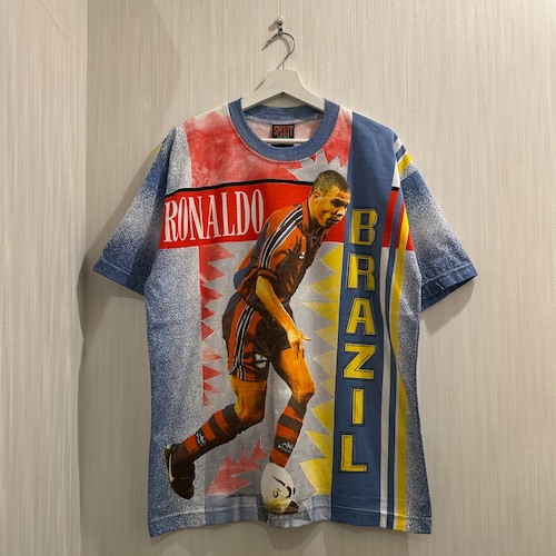 Dead Stock!! 〜2000s Euro Bootleg Ronaldo All Over Print T-shirt