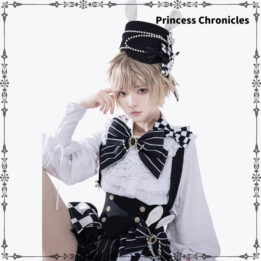少年装 Princess Chronicles オリジナル ブローチ ストライプ柄