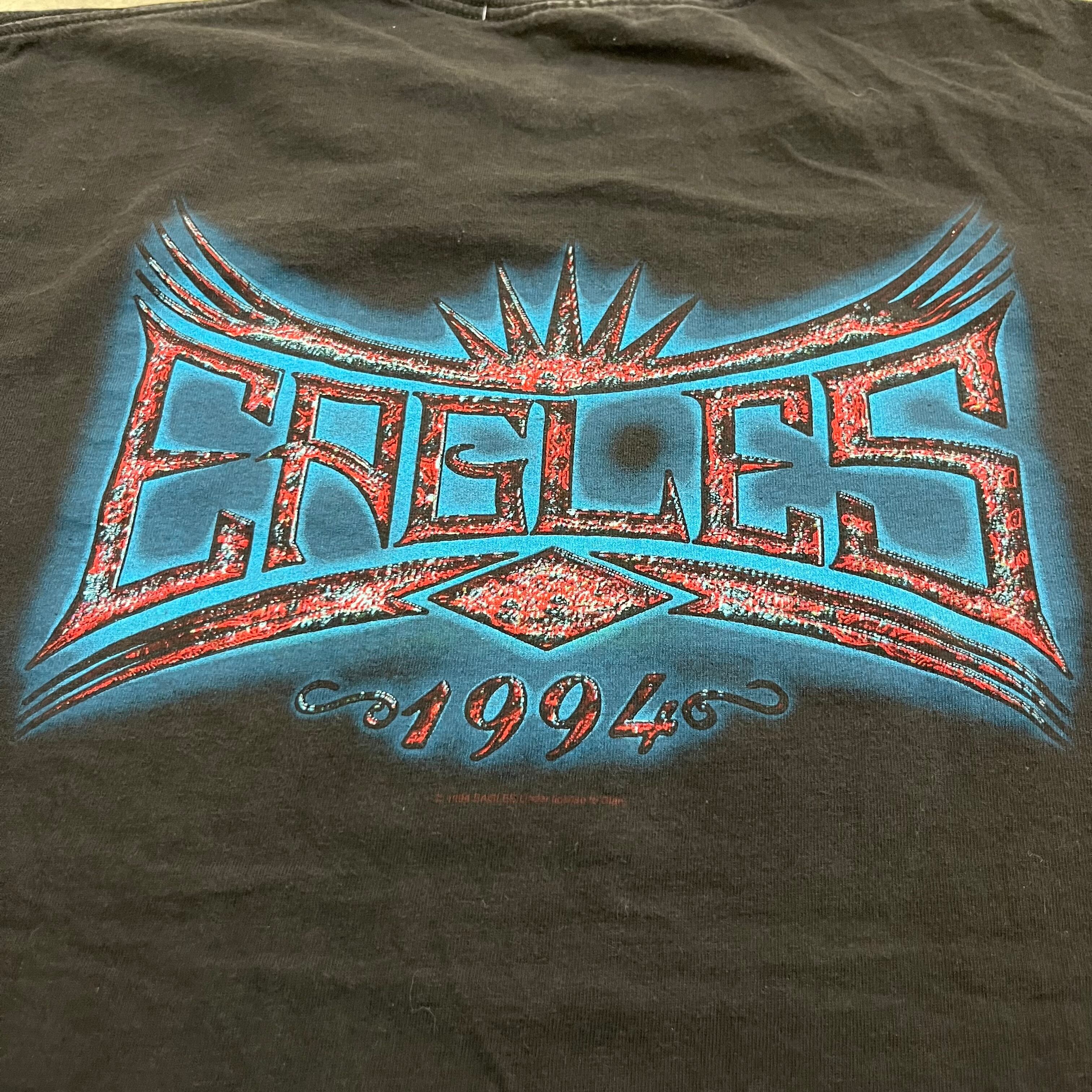 【希少】90s Eagles イーグルス/HellFreezeOver Tシャツ 古着 90s USA製 EAGLES 「Hell Freezes Over 1995」 ワールド