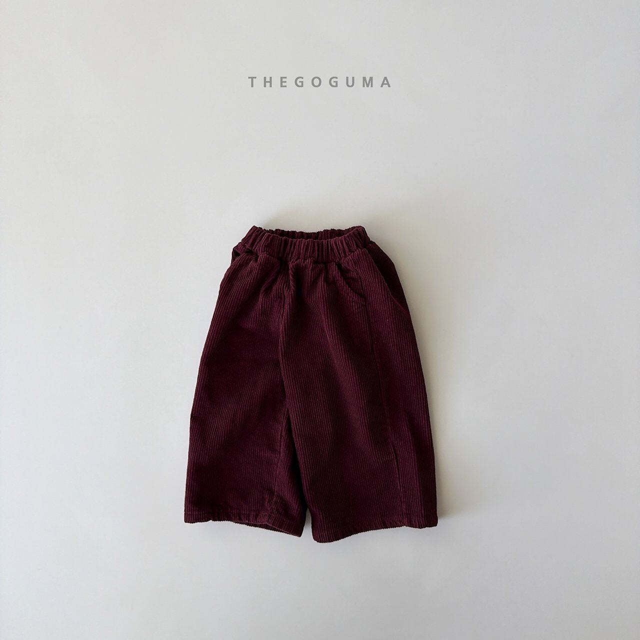 【取寄】THE GOGUMA カラーコーデュロイ裏起毛パンツ｜冬服｜韓国子供服