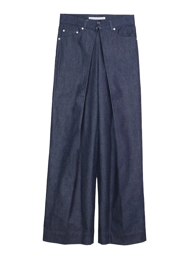 JOHN LAWRENCE SULLIVAN / RIGID DENIM WIDE PANTS