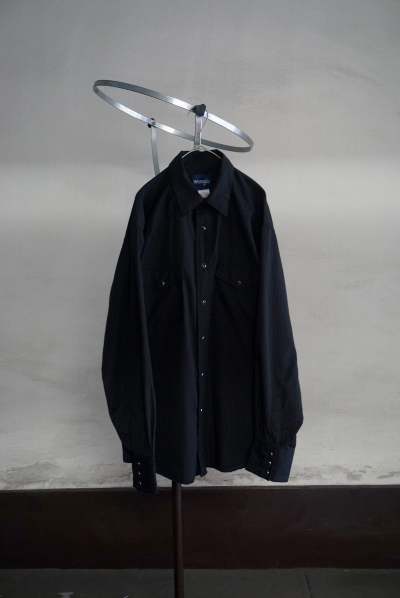 Wrangler shadow stripe western shirt