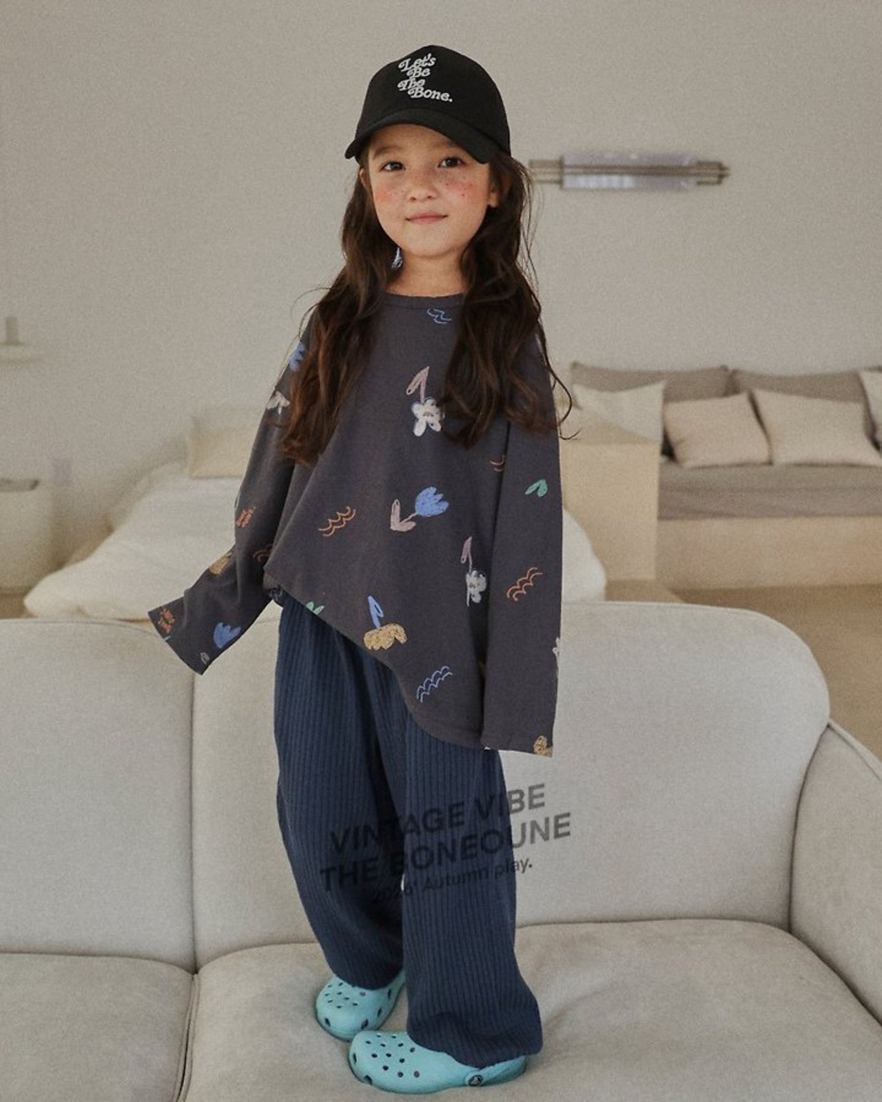 韓国子供服 / 26Autumn / Boneoune / リバーリブジョガーパンツ / キッズ服 / ジュニア服 / 秋服 *XS~JL*