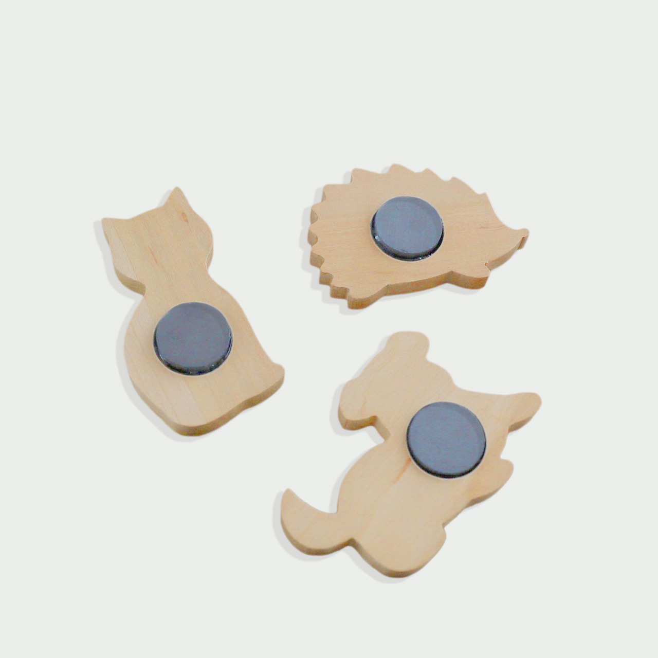 どうぶつマグネットプレート │ 3枚セット