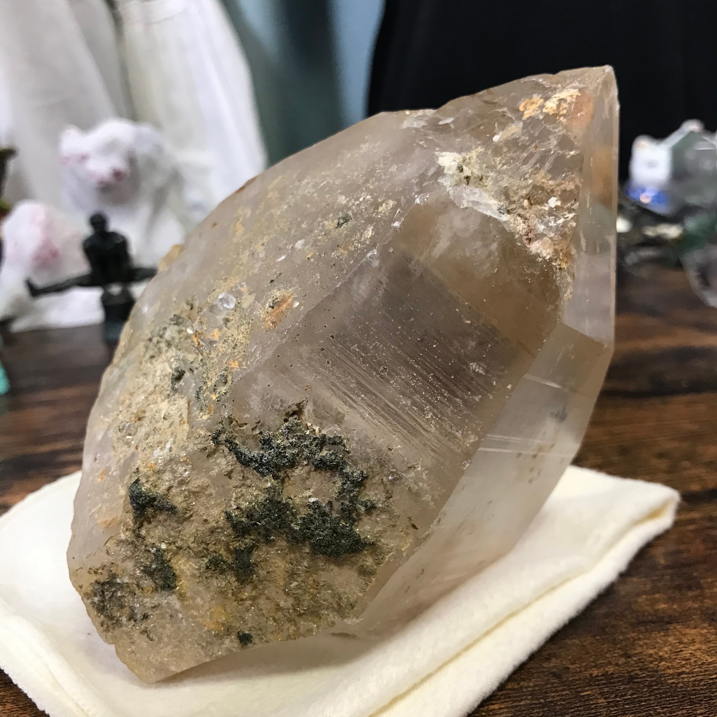 ヒマラヤ マニカラン 水晶 原石 ポイント クラスター 浄化 | Momi