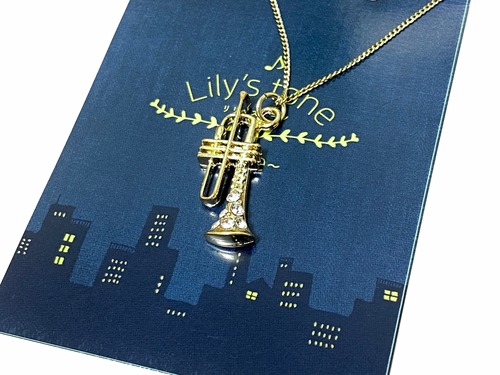 楽器アクセサリー(トランペット)　ネックレス　【Lily`s tone ～Lune～】