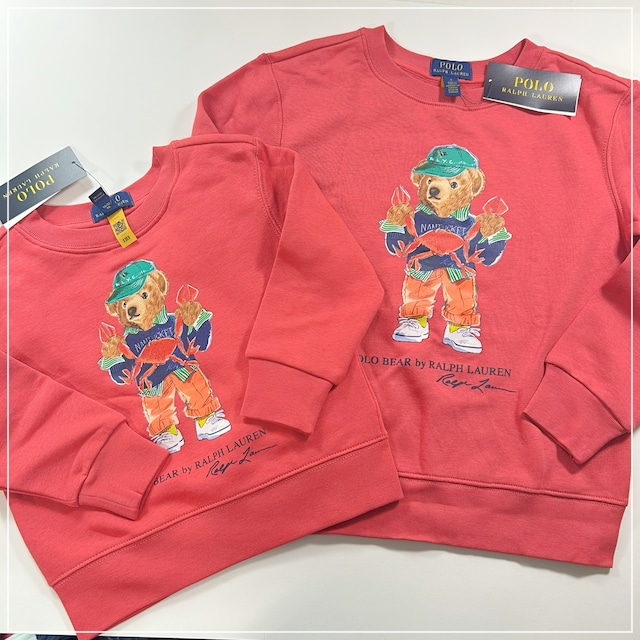 【95/100/110/120/130㎝】ベア フリース スウェットシャツ