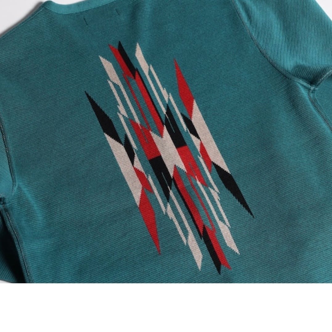 WESTRIDE NGT NATIVE CARDIGAN ニットカーディガン ネイティブ柄