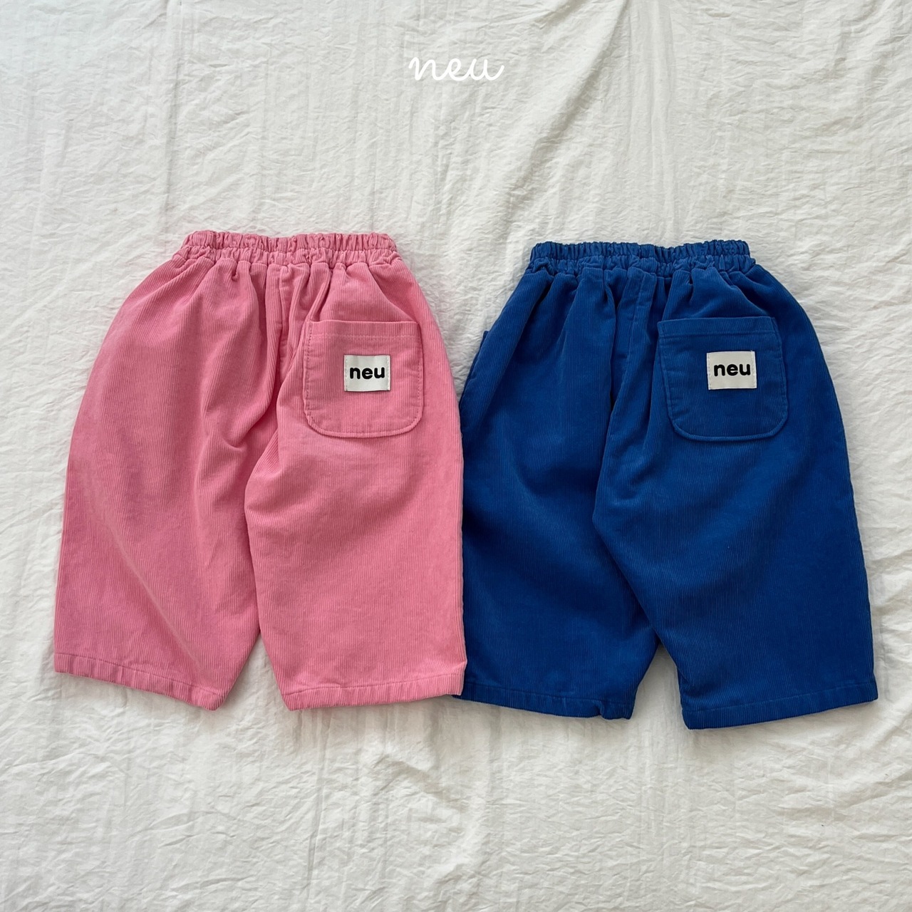 韓国子供服 / 26Autumn / 〖取寄〗neu / コーデュロイアバンパンツ / ユニセックス / キッズ服 *XXS~L*