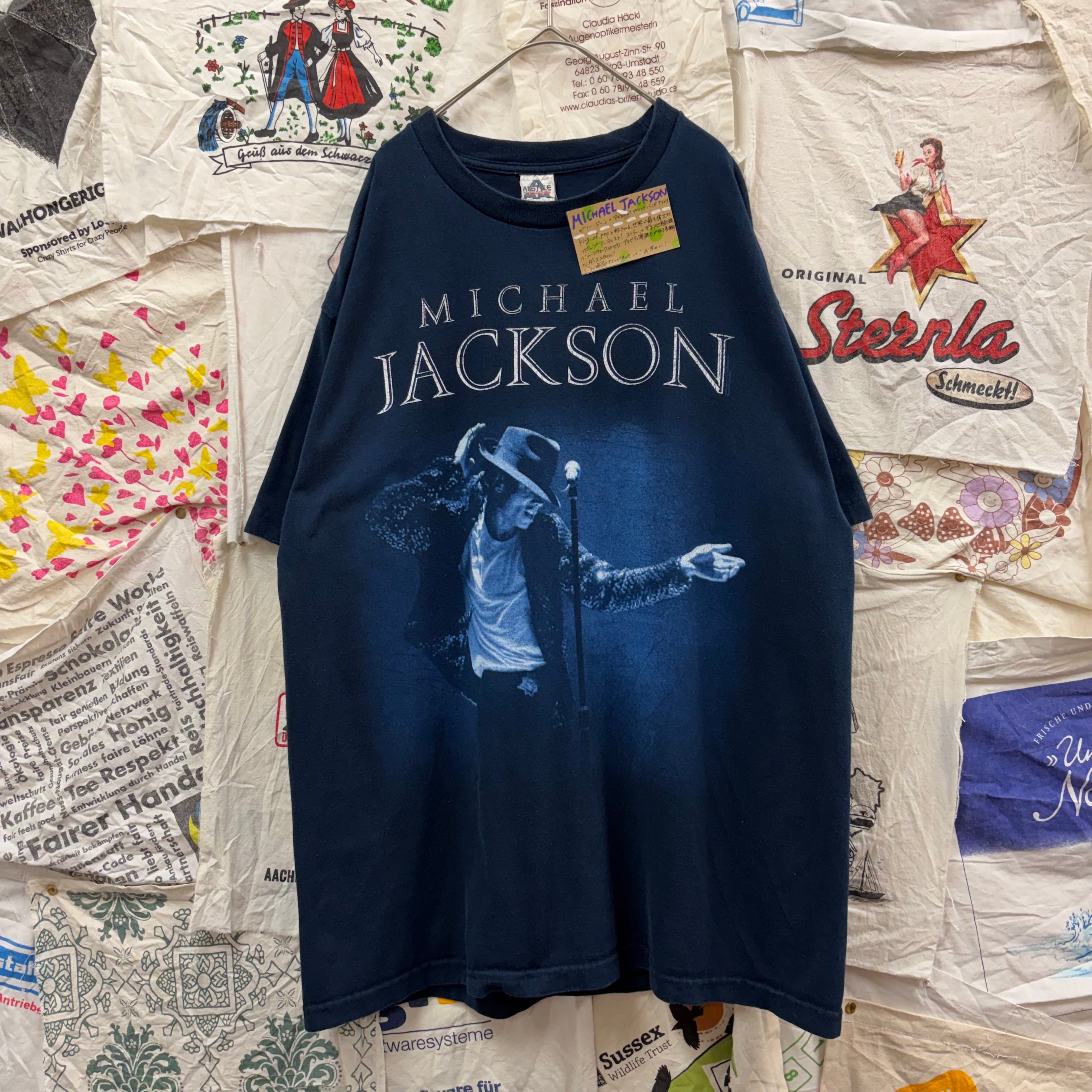 MICHAEL JACKSON ビリー・ジーンアイコニックプリントバンドTシャツ