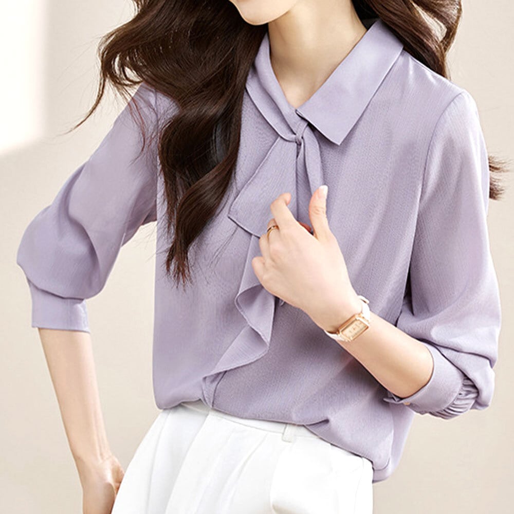 リボンタイ ブラウス レディース 春夏秋 きれいめ 大人 かわいい おしゃれ フォーマル 通勤 ビジネス OL オフィス 参観日 入学式 卒園式 大人可愛い 大人女子
