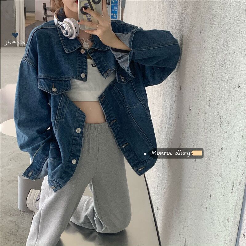 ジャケット ルーズオータムトップス 秋物 モンロー59703953103