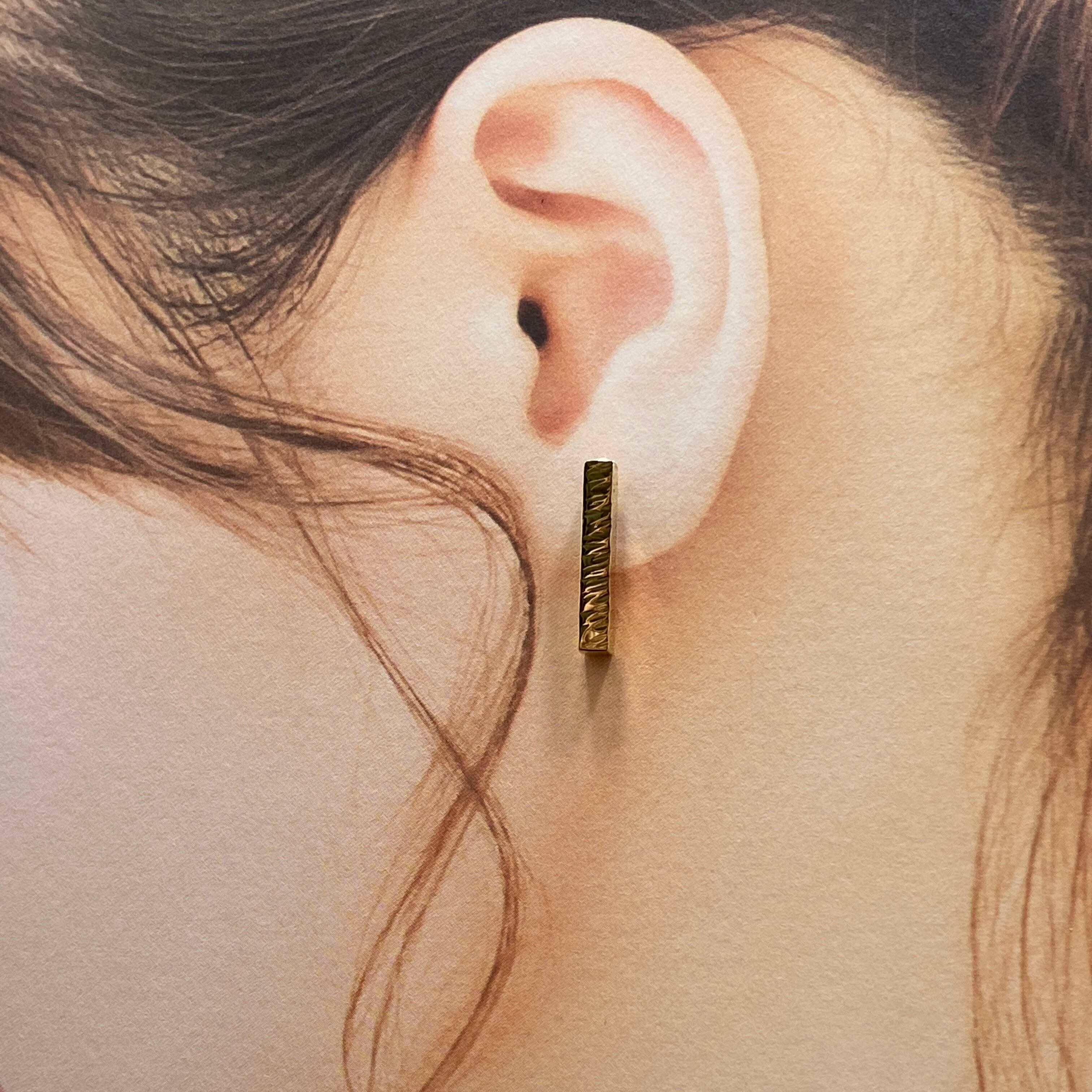 【1205】 ツイストデザインピアス 1205】 ツイストデザインピアス brass】真鍮ピアス A-1 | Pay ID