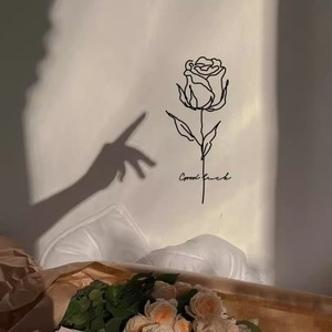 ステッカー Rose フラワー 4サイズ