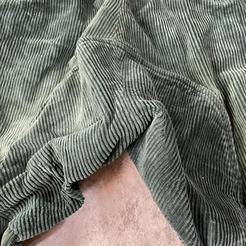 30-40s ジョッパーズ 太畝コーデュロイ モスグリーン パンツ W35 詳細写真12