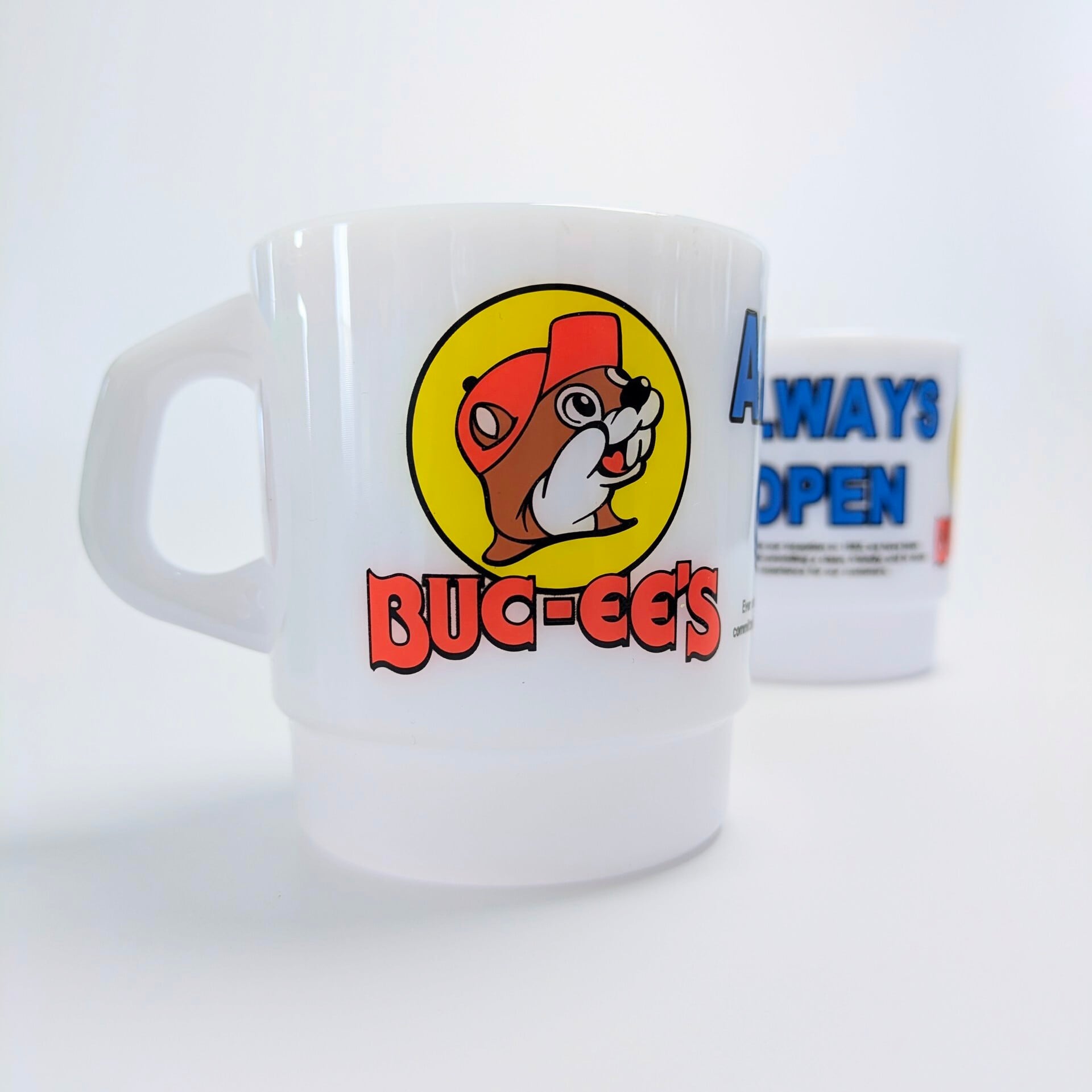【 STACKING MUG / スタッキングマグ 】Buc-ee's（バッキーズ）/ バッキー /  ビーバー / プラカップ / MUG / ミルキーマグ / 積み重ねられるマグ〚アメリカン雑貨 アメトイ〛