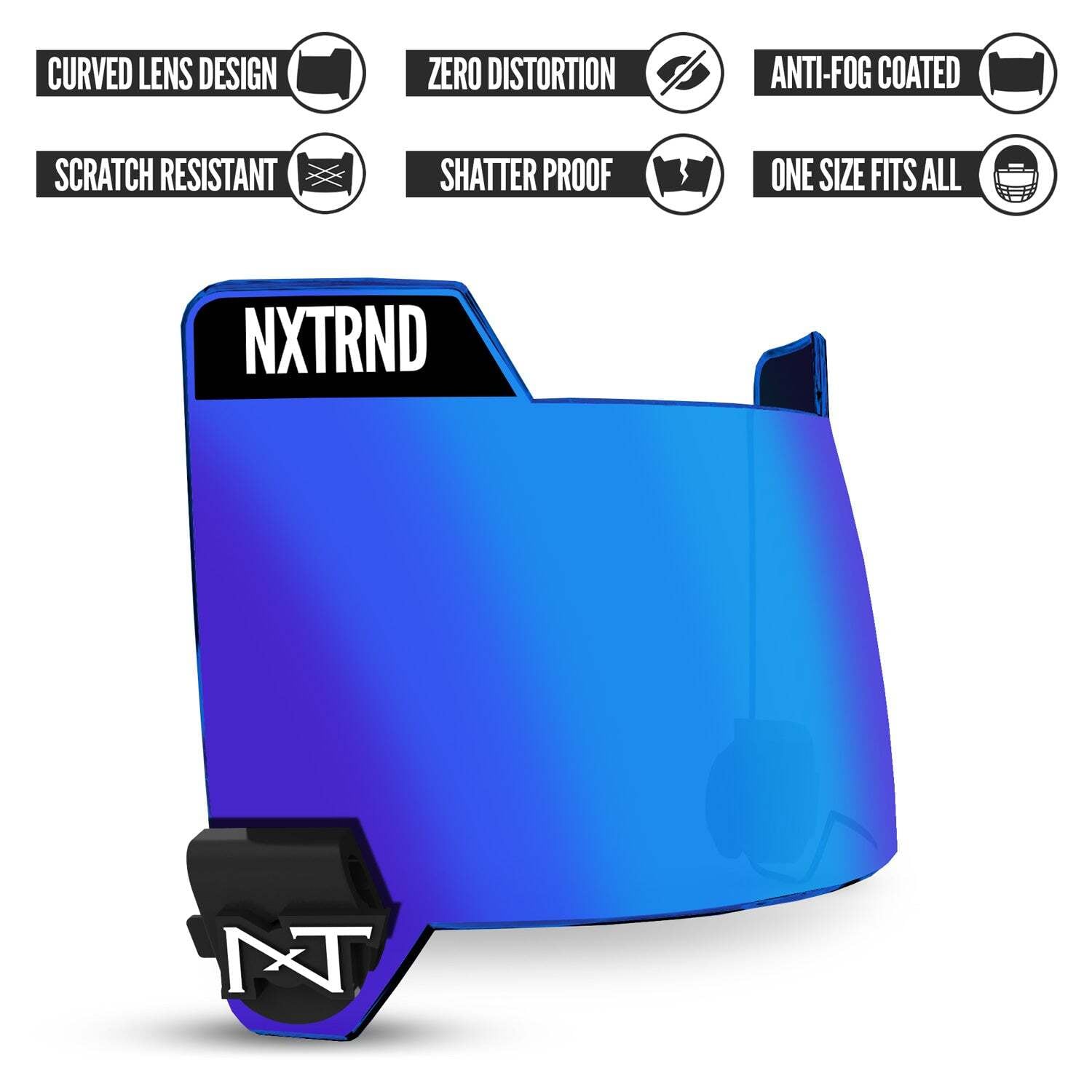 NXTRND製 VZR3 アメフト アイシールド ブルー | END ZONE/エンドゾーン