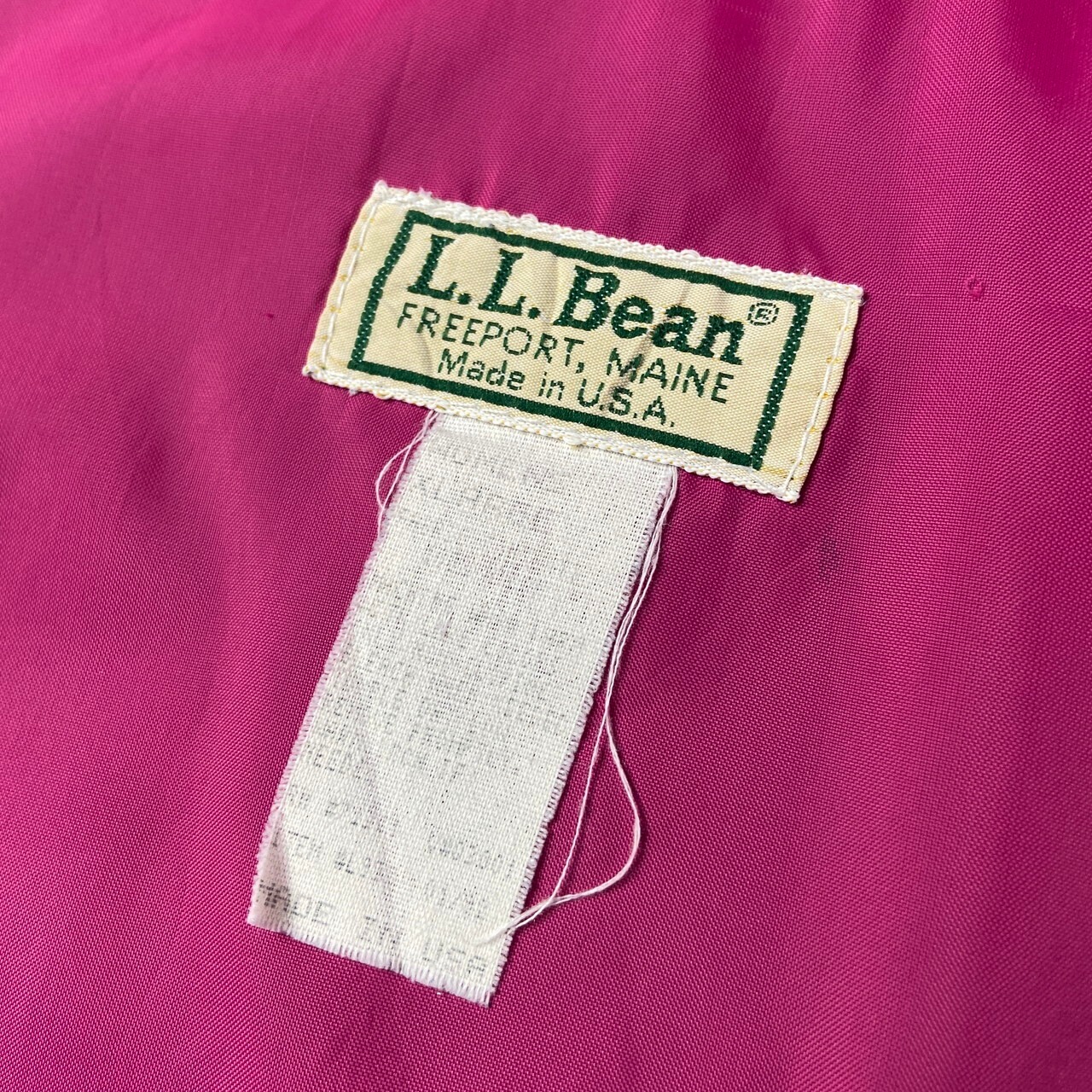 80~90年代 USA製 L.L.Bean エルエルビーン ナイロンジャケット 短丈 
