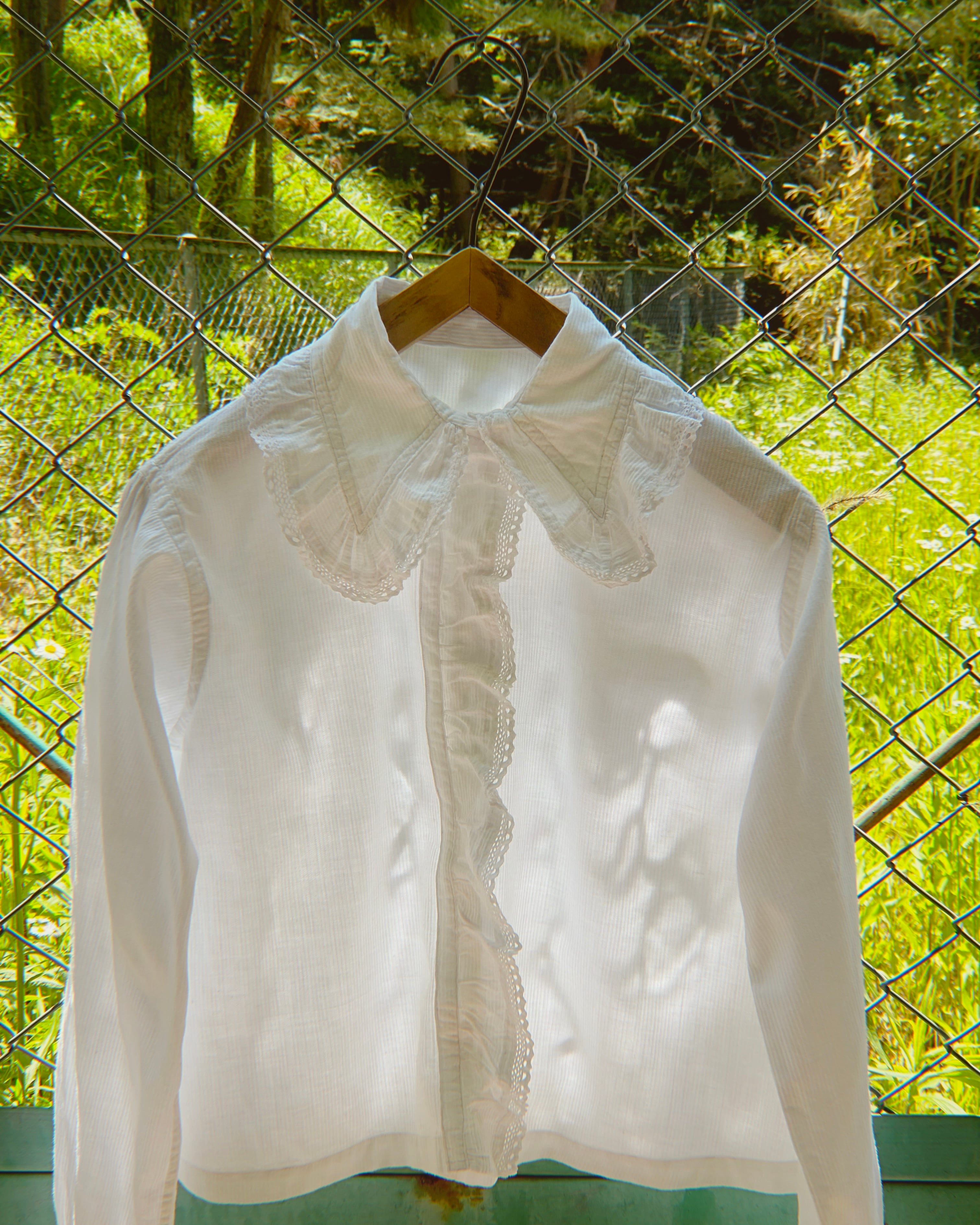 France Antique Edwardian Cotton Pique Blouse / フランスアンティーク コットンピケ ブラウス |  BOUDOIR powered by BASE