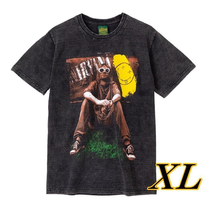 新品 NIRVANA ニルヴァーナ カート・コバーン バンドTシャツビッグサイズ バックプリント | OverSeasShop 新品 NIRVANA ニルヴァーナ カート・コバーン バンドTシャツビッグサイズ バックプリント | OverSeasShop