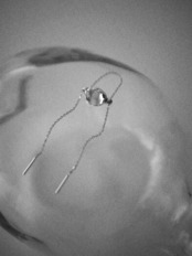 RITSUKO KARITA｜Chain onyx・crystal ring｜Silver925 チェーンリング オニキス・水晶
