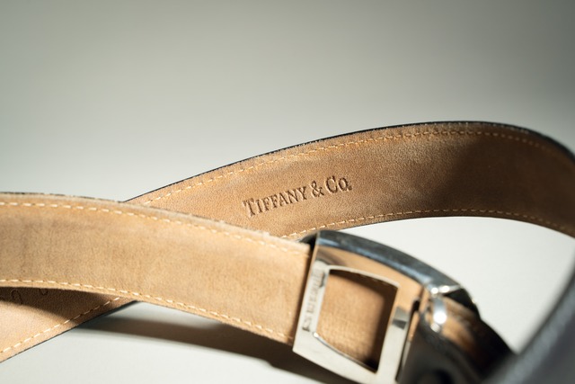 Vintage Tiffany & Co Arabesque Slide Buckle Belt