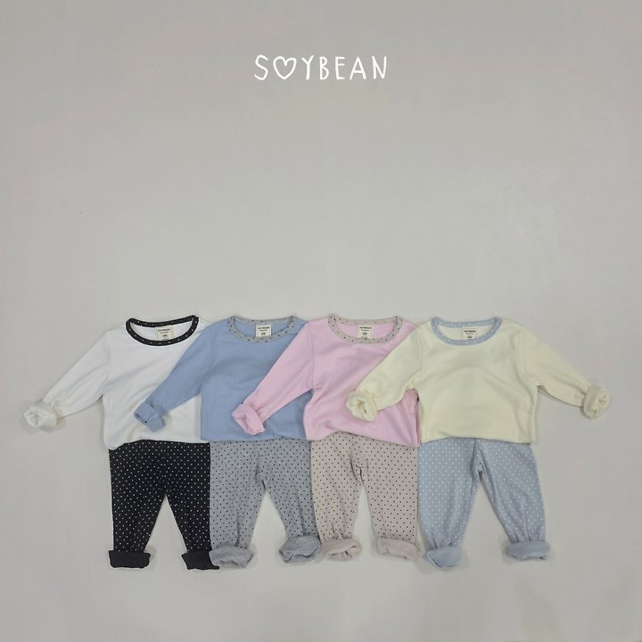 【取寄】SOYBEAN　キュンキュンドットルームウェア｜秋服｜韓国子供服｜ 26/AT
