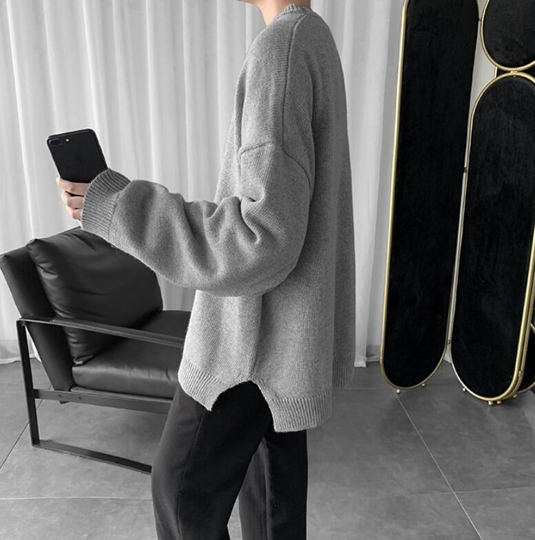 注目ブランド スティグル セーター 長袖 シンプル オーバーサイズ ユッタリ 韓国風 メンズ冬服おしゃれ メンズ冬 メンズ秋 メンズファッション ファッションメ Recomenda Co