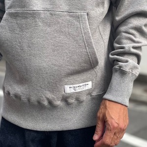 ( GRAY ) FREEDOM SLEEVE HOODIE