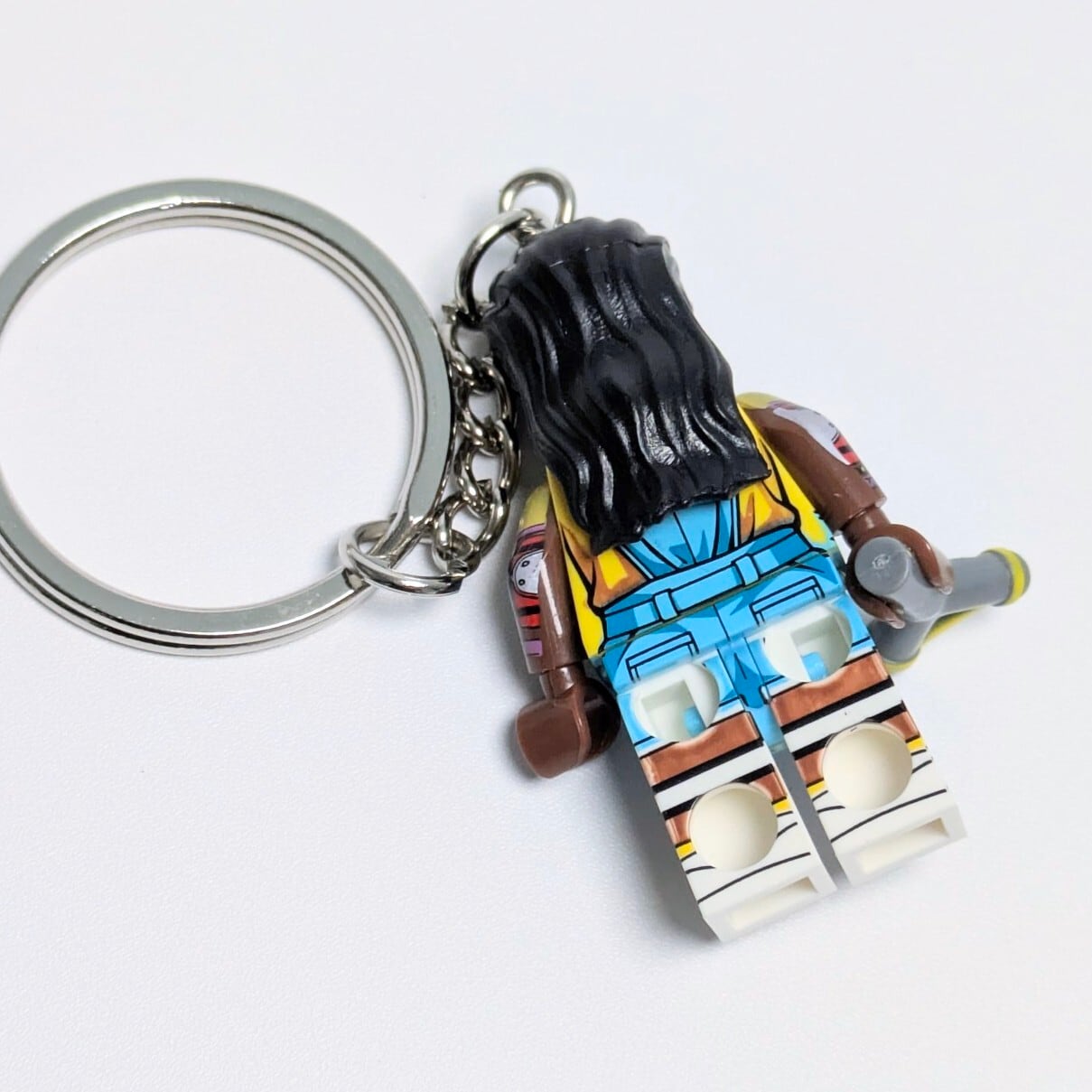 ★ブロックフィギュアキーホルダー★【 Stranger Things / ストレンジャーシングス 】 エリカ・シンクレア 〚アメリカン雑貨 アメトイ〛