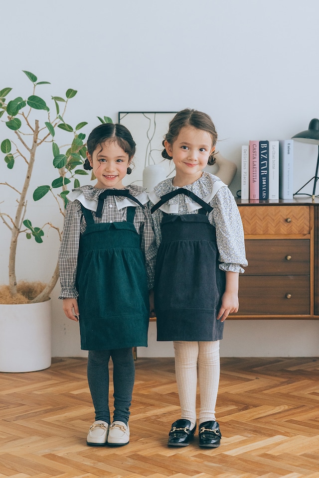 折り返しサス付スカート〈Dark gray〉