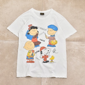 BORO & Rare 90s USA touch & gold SNOOPY T-shirt