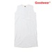 GOODWEAR グッドウェア スリーブレス ポケット ワンピース ロング 26SS レディース ノースリーブ ワンピース USAコットン ヘビーウェイト 綿100％ 130033 WHITE