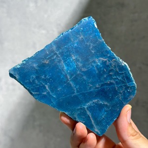 台座付き◎ブルーアパタイト スライス 12◇ Blue Apatite ◇  天然石・鉱物・パワーストーン