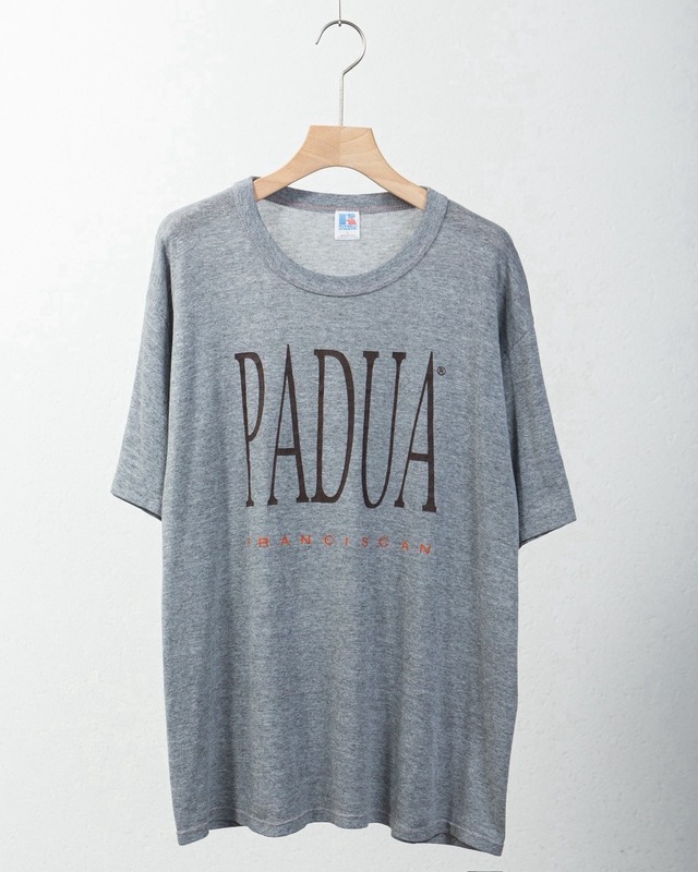 "Russell" good fade printed T-shirt / single stitch / Made In USA