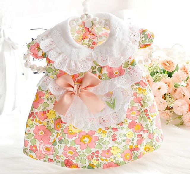 《予約》3101467 エプロンフラワーワンピース