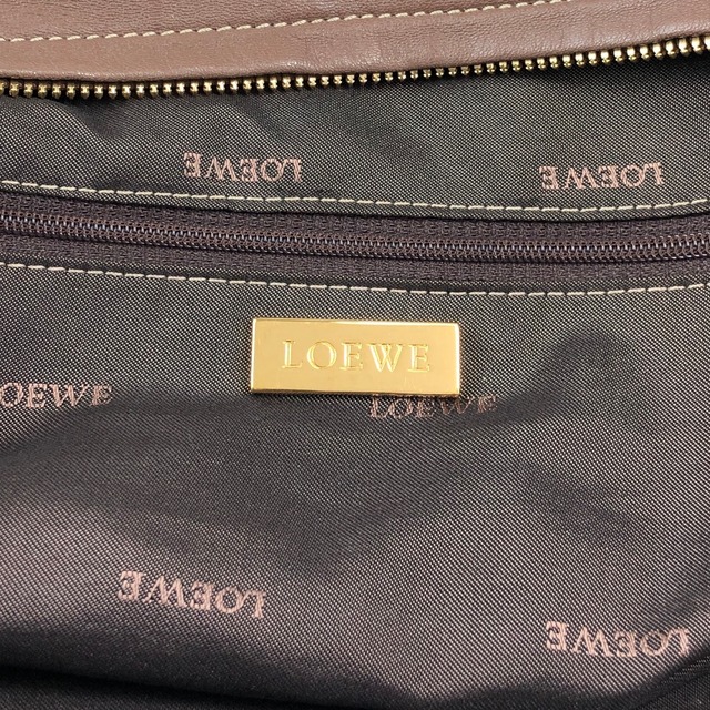 LOEWE ロエベ アマソナ28 ハンドバッグ ブラウン アナグラム レザー ボストン vintage ヴィンテージ オールド f75cvh