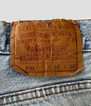 -Levis- Vintage 80-90s W34L30 501 Denim Pants made in USA