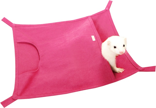 【フェレット用品】キャンバスワイドモック　ピンク/ブルー/ナチュラル