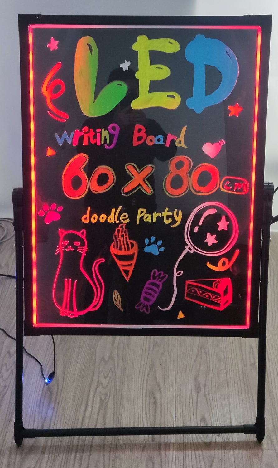 手書き看板 ライティングボード ガラスボードのカラー Amazon 足なし電
