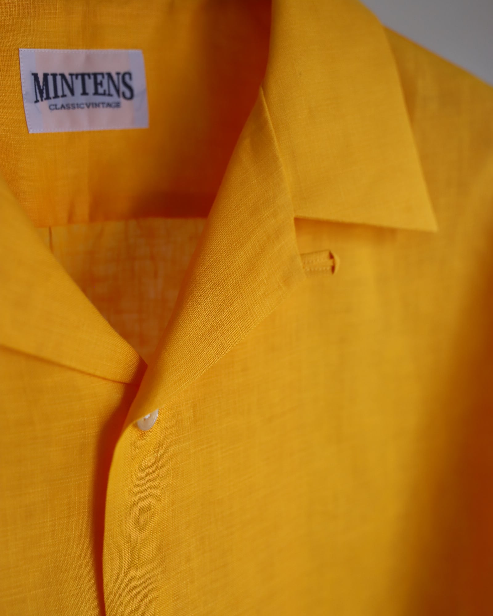 新品】MINTENS 1950s vintage linen shirts made in Italian fabrics