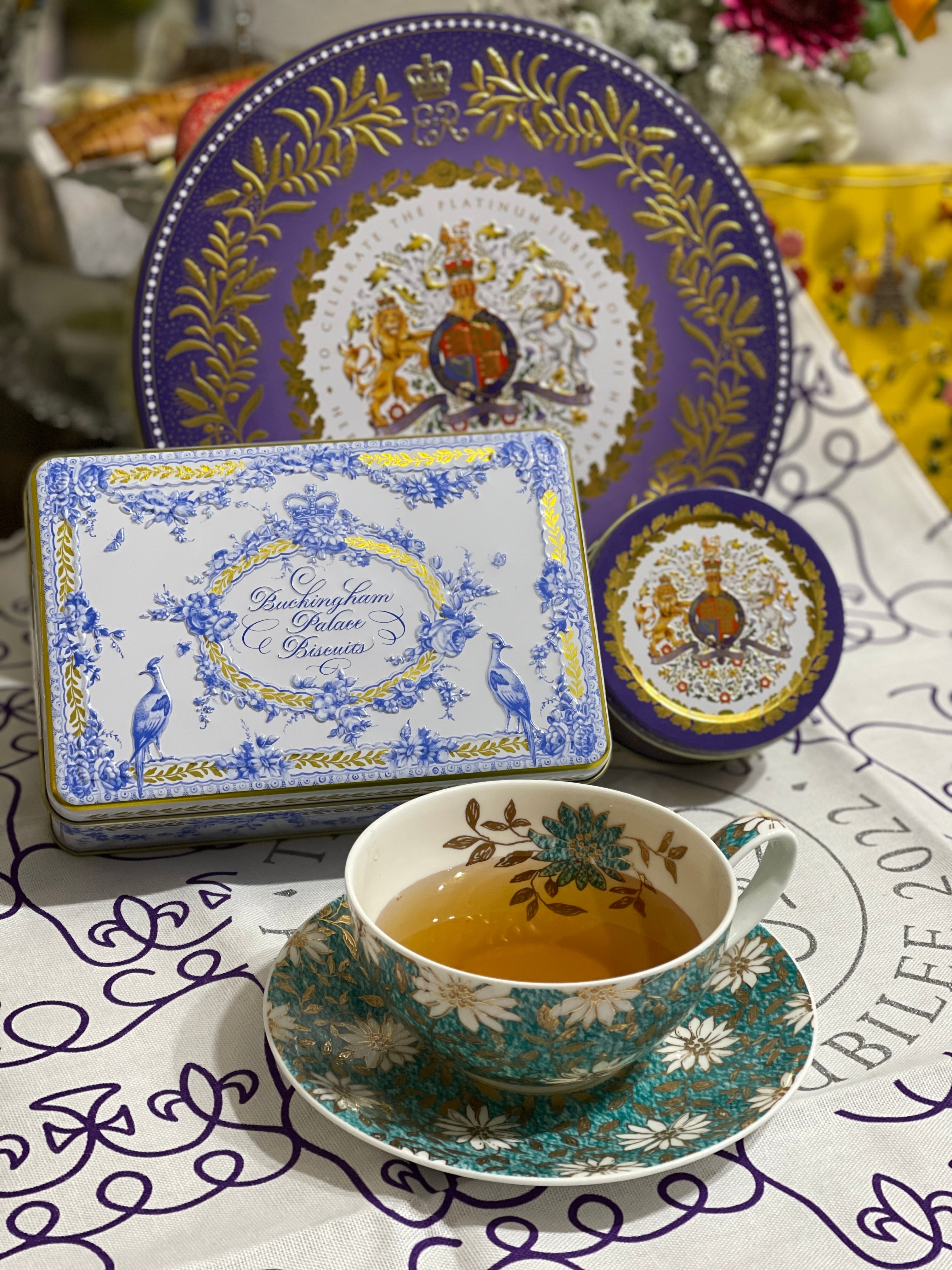 英王室公式 バッキンガム プラチナジュビリー テディベア♡紅茶