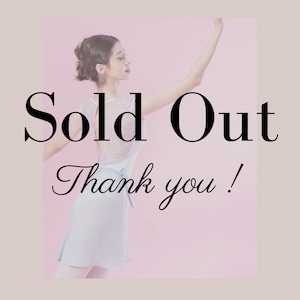 フレンチスリーブ フラワープリント バレエレオタード(ブルー)